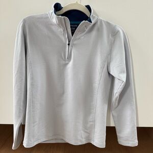 Crewcuts Light Gray Quarter-Zip Sweatshirt | L 10-11 y